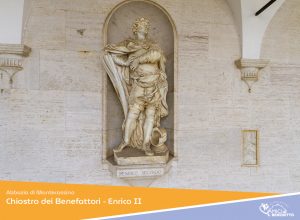 Abbazia di Montecassino – Chiostro dei Benefattori – Enrico II